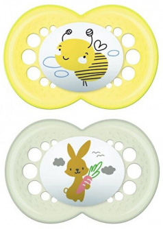 MAM SUCCHIETTO ORIGINAL 16+ SILICONE NEUTRO 2 PEZZI - farmaidea24.com