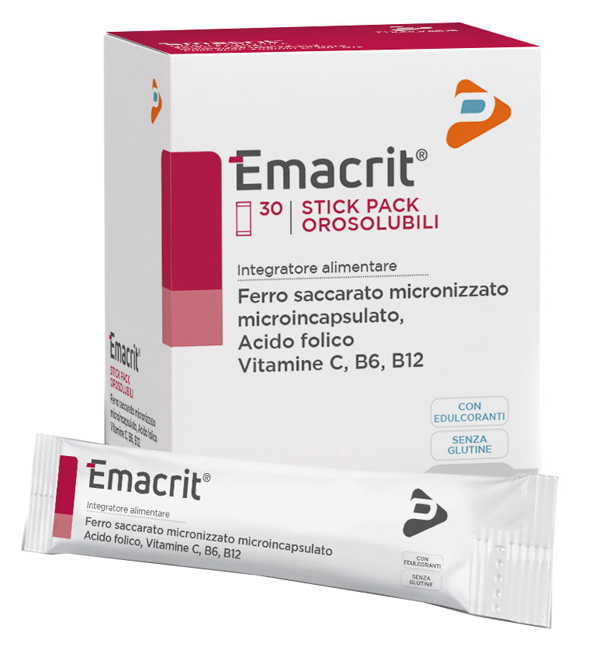 EMACRIT OROSOLUBILE 30 STICK PACK - farmaidea24.com