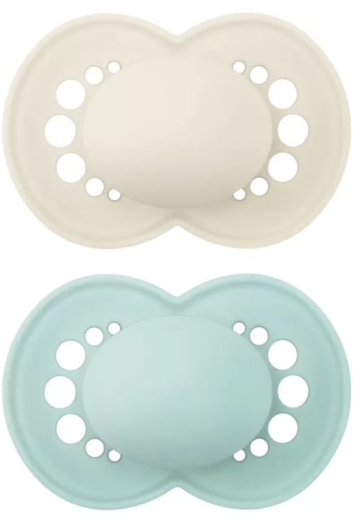 MAM SUCCHIETTO ORIGINAL NIGHT 16+ SILICONE NEUTRO 2 PEZZI - farmaidea24.com