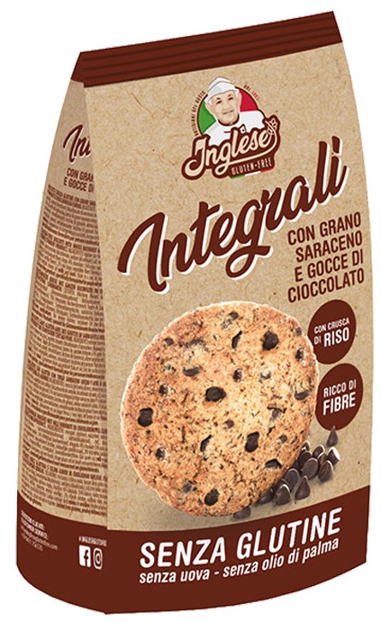 INGLESE BISCOTTI AL GRANO SARACENO CON GOCCE DI CIOCCOLATO 300 G - farmaidea24.com