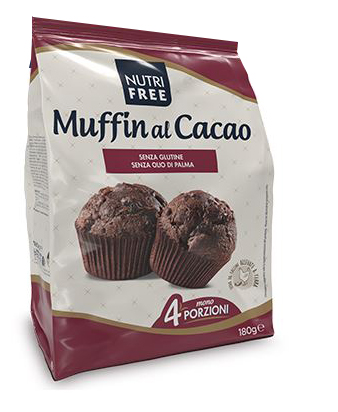 NUTRIFREE MUFFIN AL CACAO 4 X 45 G - farmaidea24.com