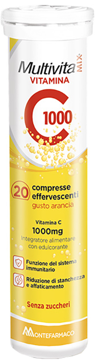 MULTIVITAMIX VIT C 1000 20 COMPRESSE EFFERVESCENTI - farmaidea24.com