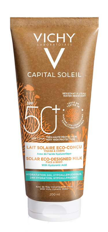 CAPITAL SOLEIL LATTE SOLARE ECO-SOSTENIBILE SPF50+ 200 ML - farmaidea24.com