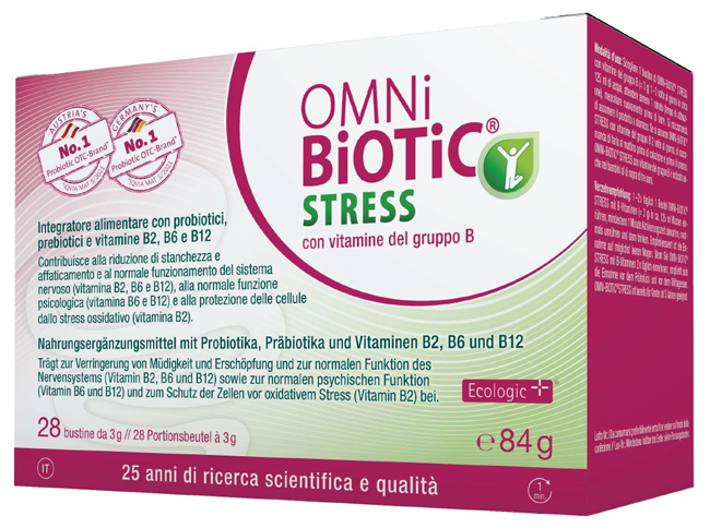 OMNI BIOTIC STRESS VITAMINE GRUPPO B 28 BUSTINE DA 3 G - farmaidea24.com