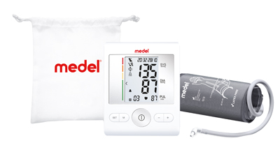 MEDEL SENSE MISURATORE DI PRESSIONE AUTOMATICO CON ADATTATORE - farmaidea24.com