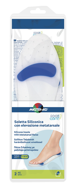 SOLETTA SILICONICA MASTER-AID FOOTCARE MEDIUM 39-40 METATARSO I5 - farmaidea24.com