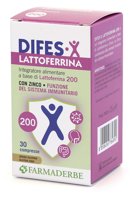 DIFES X LATTOFERRINA 200 30 COMPRESSE - farmaidea24.com