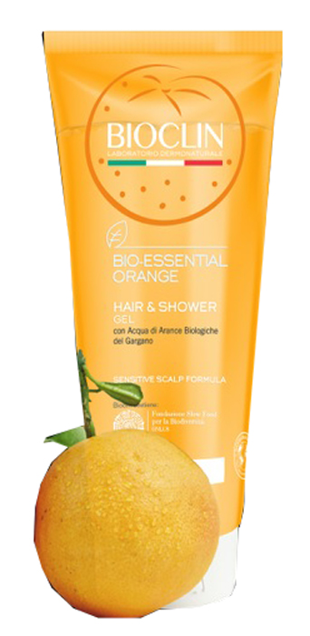 BIOCLIN BIO ESSENTIAL ORANGE HAIR & SHAMPOO 200 ML - farmaidea24.com