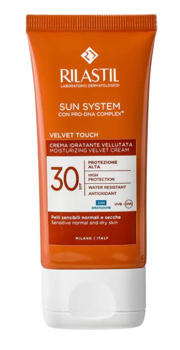 RILASTIL SUN SYSTEM PHOTO PROTECTION TERAPY SPF 30 CREMA VELLUTANTE 50 ML - farmaidea24.com