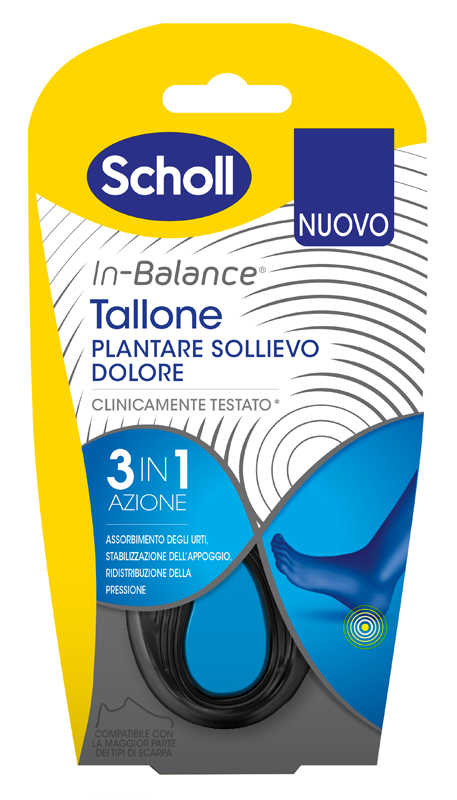SCHOLL PLANTARE TALLONE S 2 PEZZI - farmaidea24.com