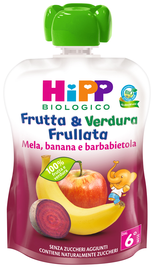 HIPP BIO FRUTTA & VERDURA MELA BANANA BARBABIETOLA 90 G - farmaidea24.com