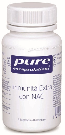 PURE ENCAPSULATIONS IMMUNITA' EXTRA CON NAC 30 CAPSULE - farmaidea24.com