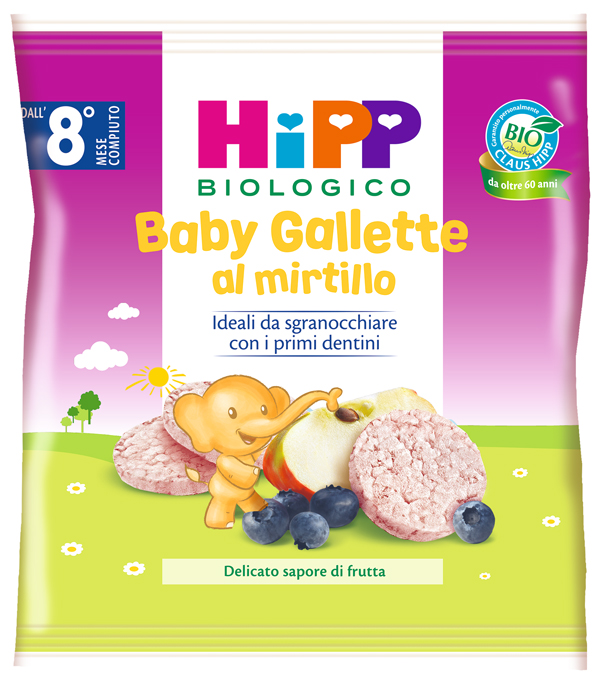HIPP BABY GALLETTE DI RISO AL MIRTILLO 30 G - farmaidea24.com