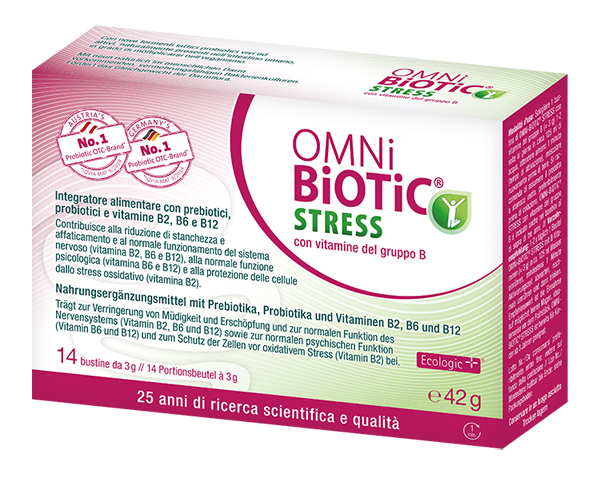 OMNI BIOTIC STRESS VITAMINE GRUPPO B 14 BUSTINE DA 3 G - farmaidea24.com