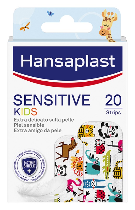 CEROTTO HANSAPLAST SENSITIVE KIDS 20 PEZZI ASSORTITI - farmaidea24.com