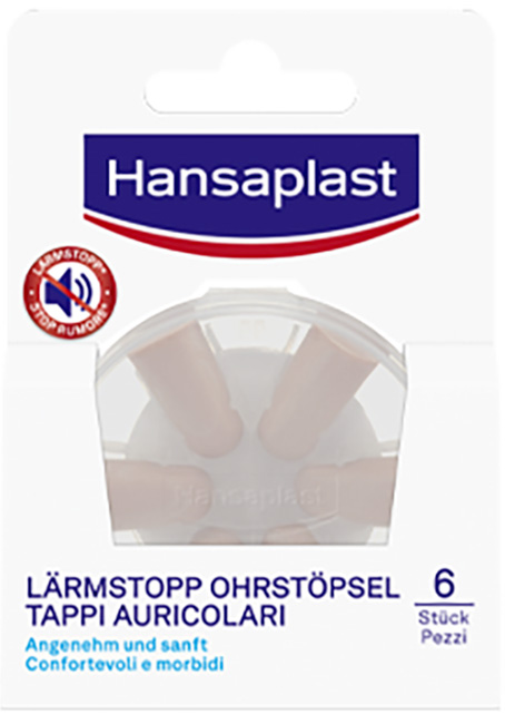 HANSAPLAST EAR PLUGS 6 PEZZI - farmaidea24.com