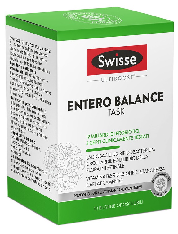 SWISSE ENTERO BALANCE VIAGGIO 10 BUSTINE - farmaidea24.com