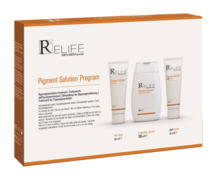 PIGMENT SOLUTION PROGRAM KIT DAY CREAM 30 ML + NIGHT CREAM 30 ML + CLEANSER 100 ML NUOVO PACKAGING MULTILINGUA - farmaidea24.com