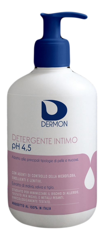 DERMON DETERGENTE INTIMO USO FREQUENTE PH 4,5 500 ML - farmaidea24.com