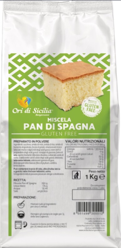 ORI DI SICILIA MIX ORO PAN DI SPAGNA 1 KG - farmaidea24.com