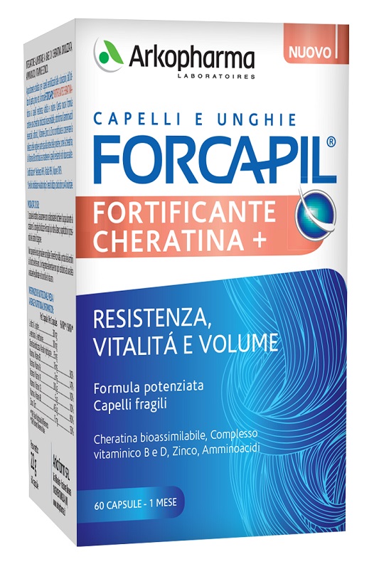 FORCAPIL FORTIFICANTE CHERATINA 60 CAPSULE - farmaidea24.com