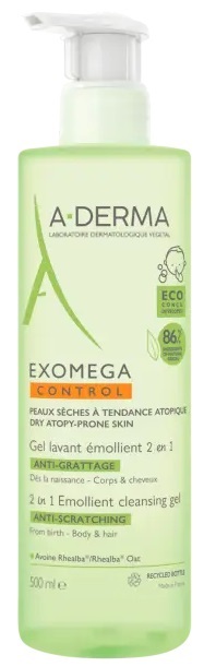 EXOMEGA CONTROL GEL LAVANT 2IN1 500 ML - farmaidea24.com