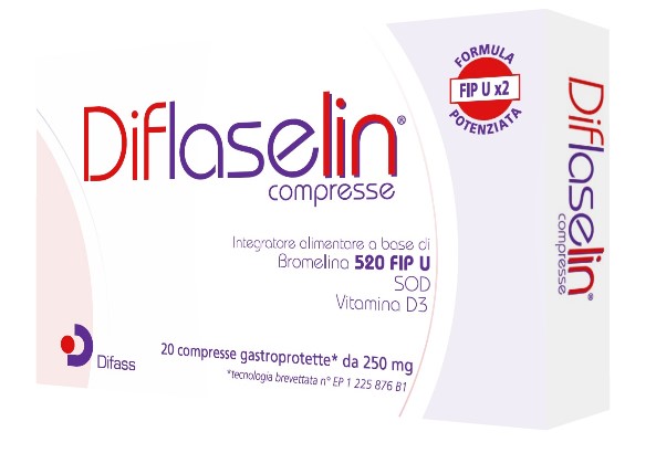DIFLASELIN 20 COMPRESSE GASTROPROTETTE 250 MG - farmaidea24.com