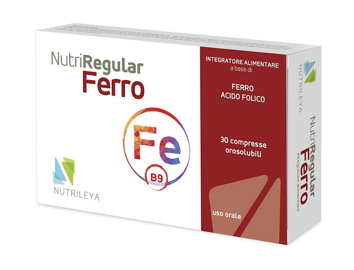 NUTRIREGULAR FERRO 30 COMPRESSE OROSOLUBILI - farmaidea24.com
