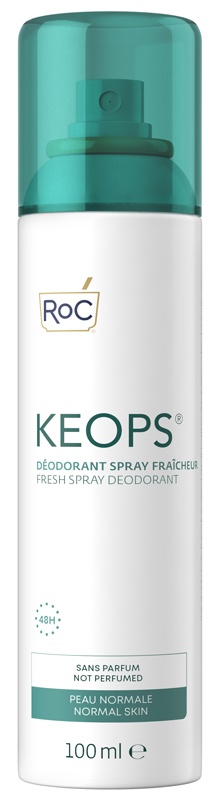 ROC KEOPS DEODORANTE SPRAY FRESCO 48H 100 ML - farmaidea24.com