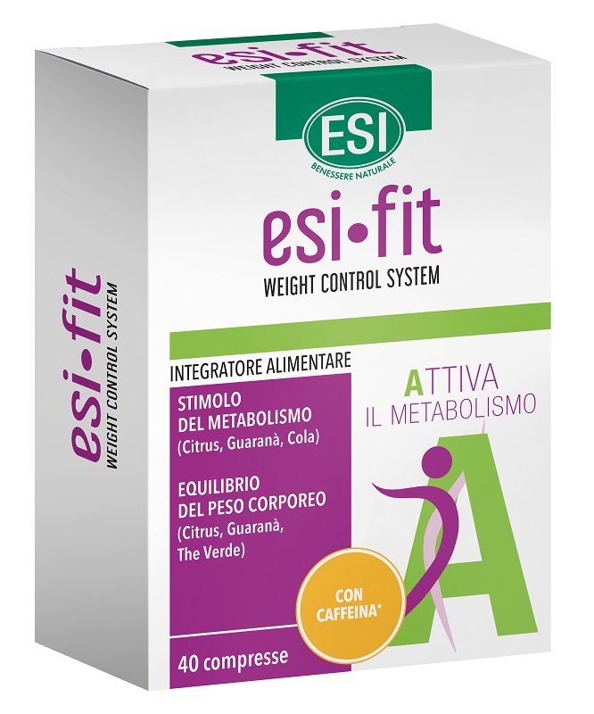 ESI FIT ATTIVA CON CAFFEINA 40 COMPRESSE - farmaidea24.com
