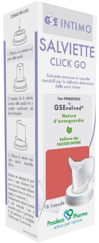 GSE INTIMO SALVIETTE CLICK GO 10 PEZZI - farmaidea24.com