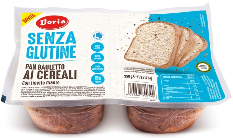 DORIA PAN BAULETTO CEREALI 2 PEZZI DA 175 G - farmaidea24.com