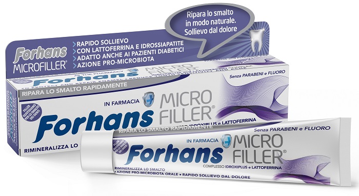 FORHANS DENTIFRICIO MICROFILLER PROTEZIONE SMALTO 75 ML - farmaidea24.com