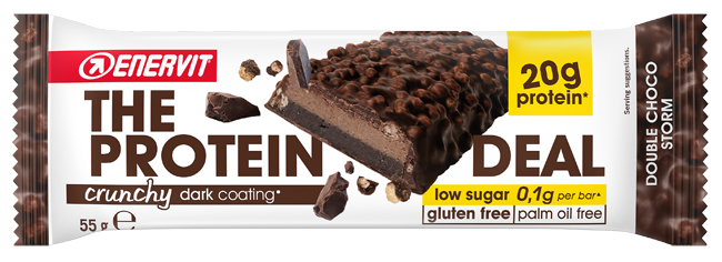 ENERVIT PROTEIN DEAL DOUBLE CHOCO STORM 55 G - farmaidea24.com