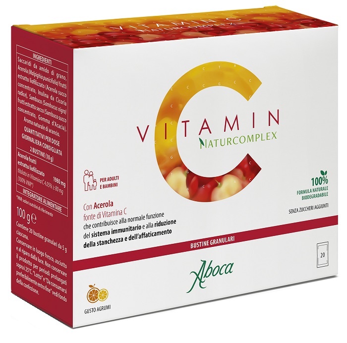VITAMIN C NATURCOMPLEX 20 BUSTINE - farmaidea24.com