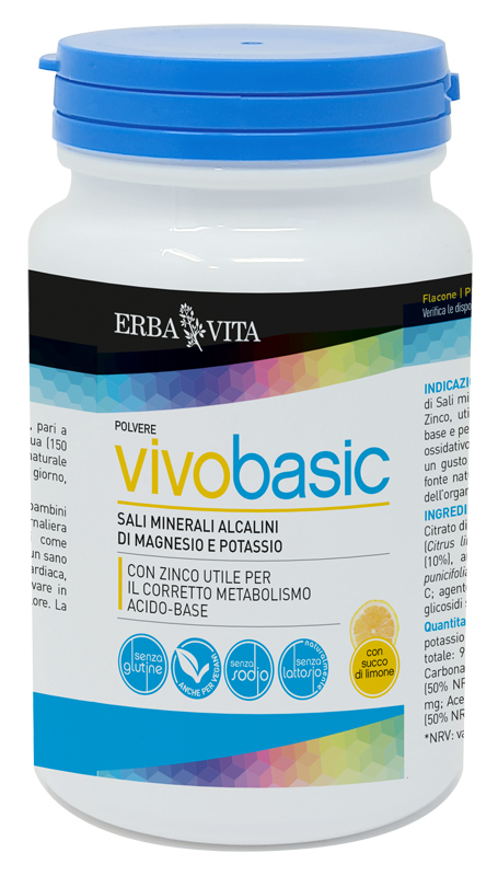 VIVOBASIC POLVERE CON SUCCO DI LIMONE 200 G - farmaidea24.com