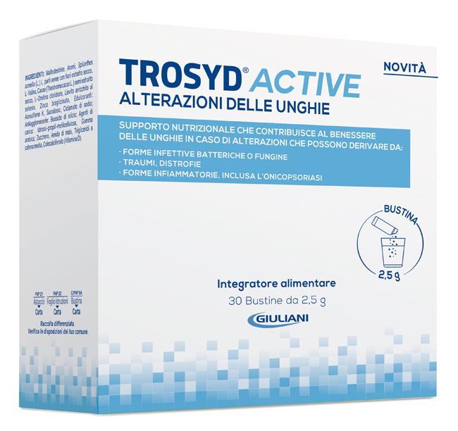 TROSYD ACTIVE ALTERAZIONI UNGHIE 30 BUSTINE - farmaidea24.com