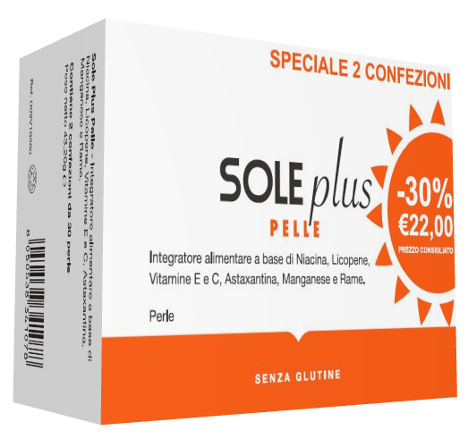 FPR SUN SOLE PLUS BIPACK 30 + 30 PERLE 2 X 21,60 G - farmaidea24.com