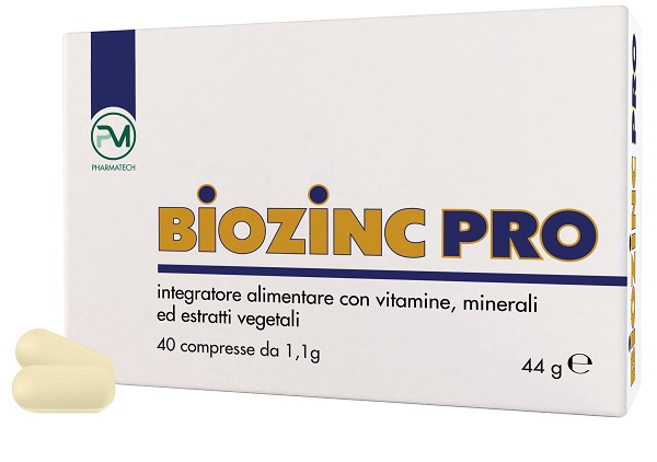 BIOZINC PRO 40 COMPRESSE - farmaidea24.com