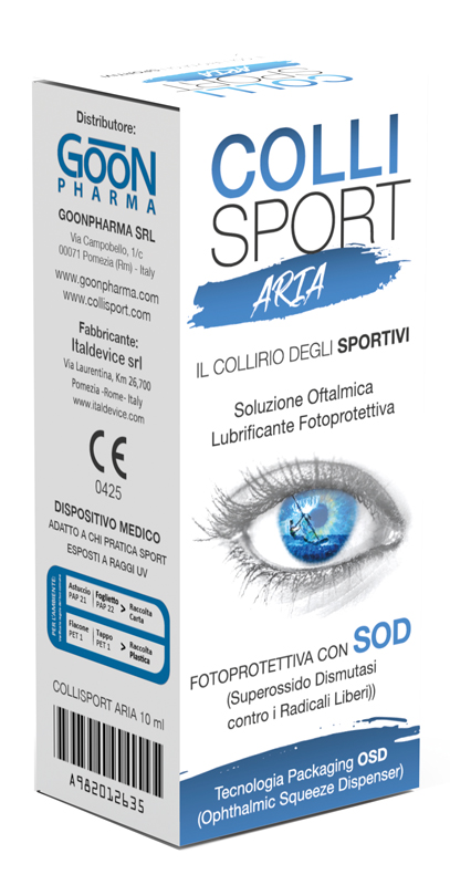 COLLISPORT ARIA SOLUZIONE OFTALMICA LUBRIFICANTE FOTOPROTETTIVA 10 ML - farmaidea24.com
