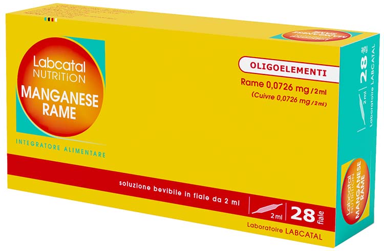 LABCATAL NUTRITION MANGANESE/RAME 28 FIALE 2 ML - farmaidea24.com