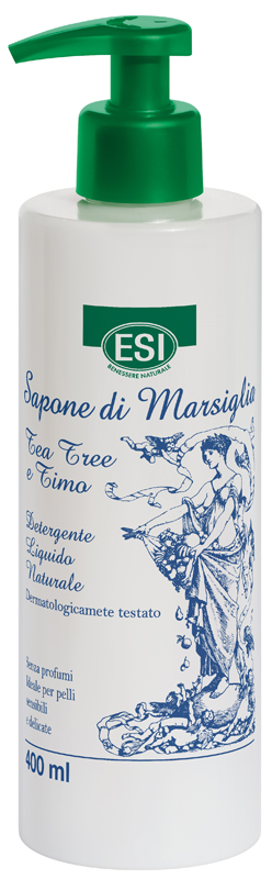 ESI SAPONE MARSIGLIA TEA TREE E TIMO 400 ML - farmaidea24.com