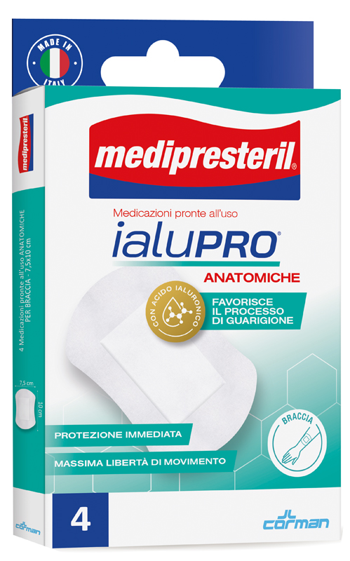 MEDIPRESTERIL IALUPRO BRACCIA 7,5X10 CM 4 PEZZI - farmaidea24.com