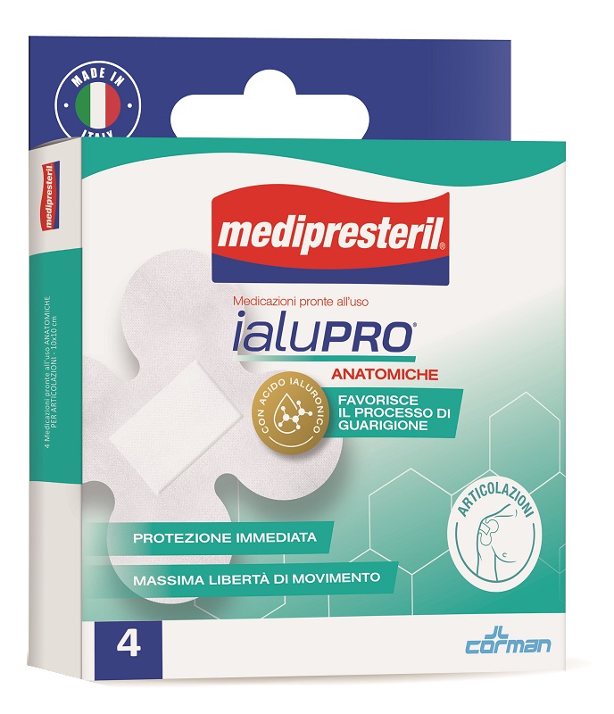 MEDIPRESTERIL IALUPRO ARTICOLAZIONI 10X10 CM 4 PEZZI - farmaidea24.com