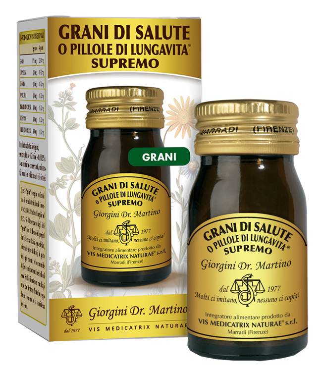 GRANI DI SALUTE O PILLOLE DI LUNGAVITA SUPREMO 30 G - farmaidea24.com