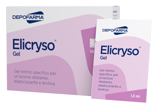 ELICRYSO GEL INTIMO IDRATANTE ELASTICIZZANTE E LENITIVO 14 BUSTINE DA 1,5 ML - farmaidea24.com