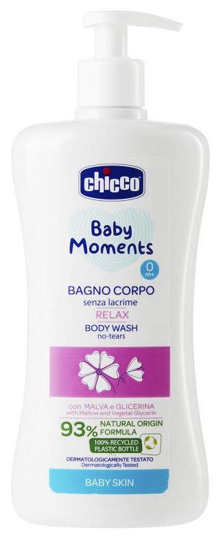 CHICCO BABY MOMENTS BAGNO RELAX 500 ML - farmaidea24.com
