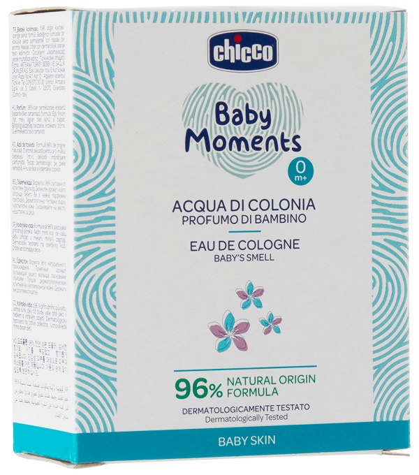 CHICCO BABY MOMENTS ACQUA DI COLONIA PROFUMO DI BAMBINO 100 ML - farmaidea24.com