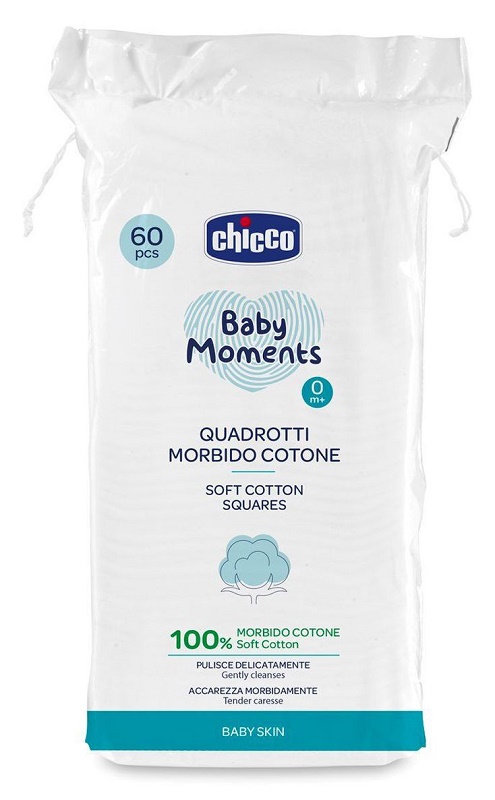 CHICCO BABY MOMENTS QUADROTTI 60 PEZZI - farmaidea24.com