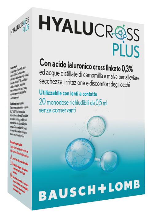 HYALUCROSS PLUS 20 FLACONCINI MONODOSE DA 0,5 ML - farmaidea24.com